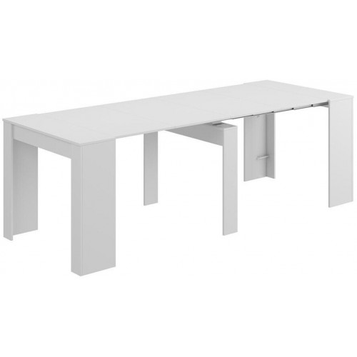 13Casa Extending console table 90X237 white