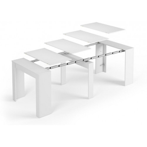 13Casa Extending console table 90X237 white