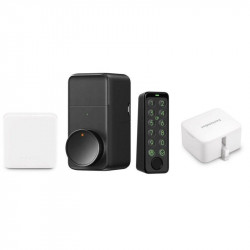 2 Cerraduras Intelligentes y Hub SwitchBot Lock Pro + SwitchBot Keypad Touch + Hub SwitchBot Mini + 2 Actuador de conmutación SwitchBot Bot