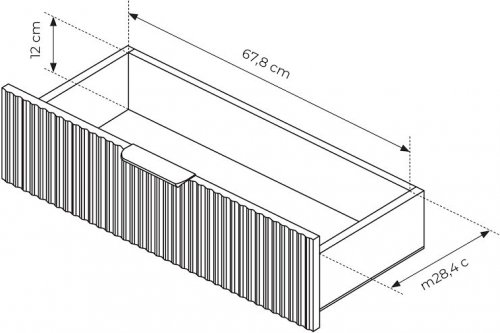 3XE LIVING Librería: blanco, 88,2 x 38 x 193,8 cm