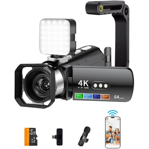 4K Videocámara 64MP Zoom 28X