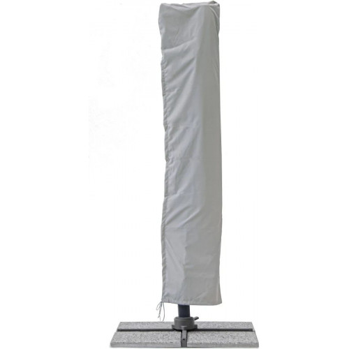 Abitare Sombrilla con brazo de jardín de aluminio antracita