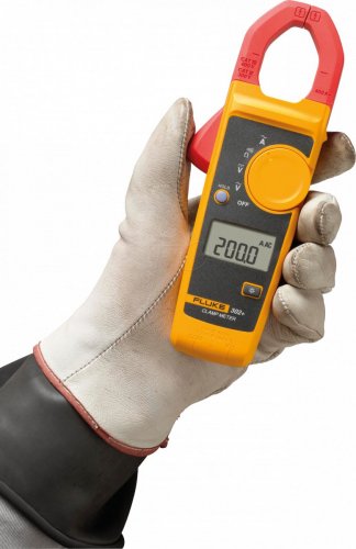 Abrazadera de corriente 302+, digital, AC, hasta 400 A.