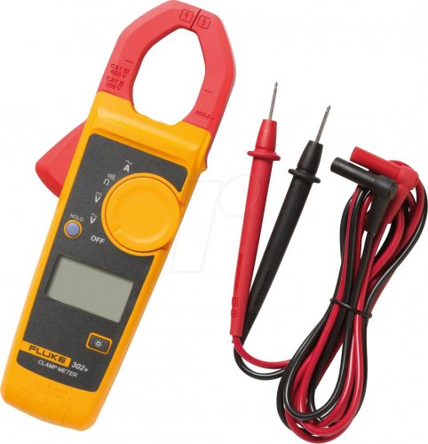 Abrazadera de corriente 302+, digital, AC, hasta 400 A.