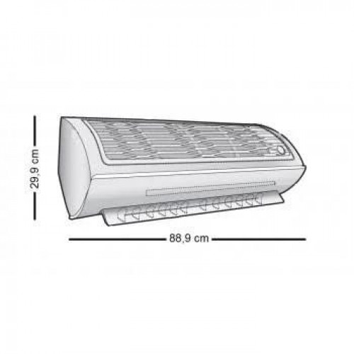 Acondicionador de un split Windfree 12000 Btu con gas R32 Wifi Samsung