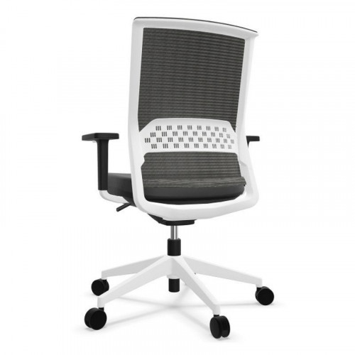 Actiu Stay Serie 30 Silla de Oficina Respaldo Tejido Técnico Harlequin Blanca/Negra