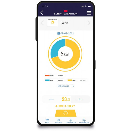 Acumulador de Calor Solar ELNUR GABARRÓN ECO15 SOLAR 975W Wifi