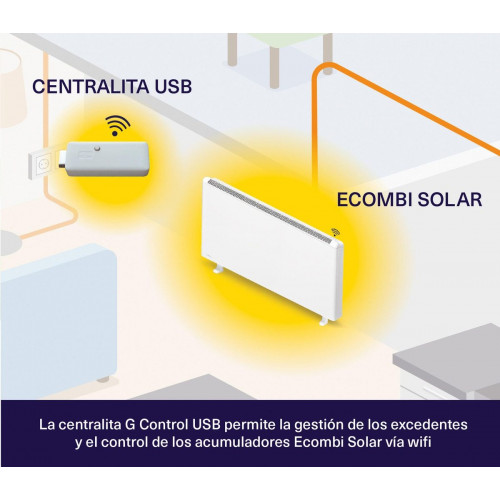 Acumulador de Calor Solar ELNUR GABARRÓN ECO20 SOLAR 1300W Wifi