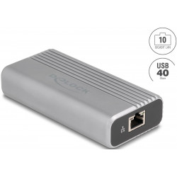 Adaptador de red Type-C 40 Gbps 10 Gigabit 1 x RJ45