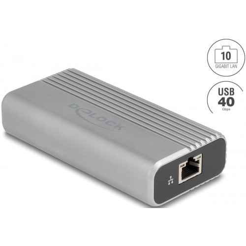 Adaptador de red Type-C 40 Gbps 10 Gigabit 1 x RJ45