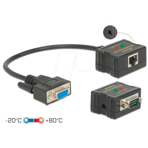ADAPTADOR, RS-232, RJ45 > RJ45, RS-232, ESD