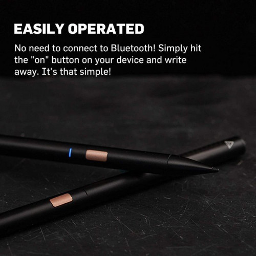 Adonit Stylus Note 2 Pen Impermeable IP65 USB-C Negro para iPad 6/7/8, Air y Pro 3/4