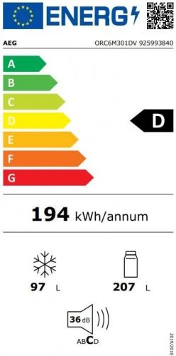 AEG ORC6M301DV Frigorífico Combi