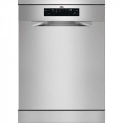 AEG Serie 6000 SatelliteClean FFB64607ZM Lavavajillas Capacidad 13 Cubiertos C Acero Inoxidable
