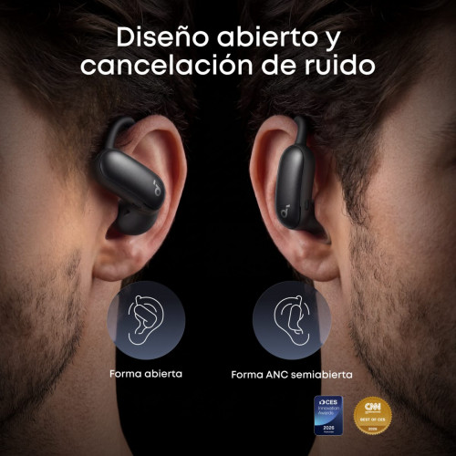 AeroFit 2 Pro | Auriculares de doble formato con diseño abierto y cancelación activa de ruido