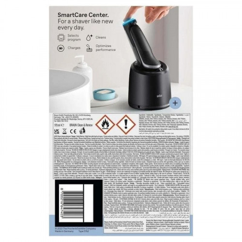 Afeitadora Braun Series 6 62-S7650cc Plata con Centro SmartCare y 2 Accesorios