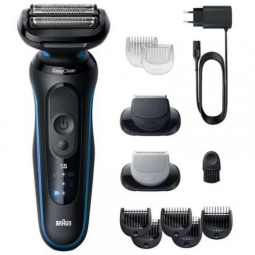 Afeitadora Facial Braun Series 5 52-B1650S Inalámbrica 50min Seco y Mojado 3 Cuchillas Carga Rápida