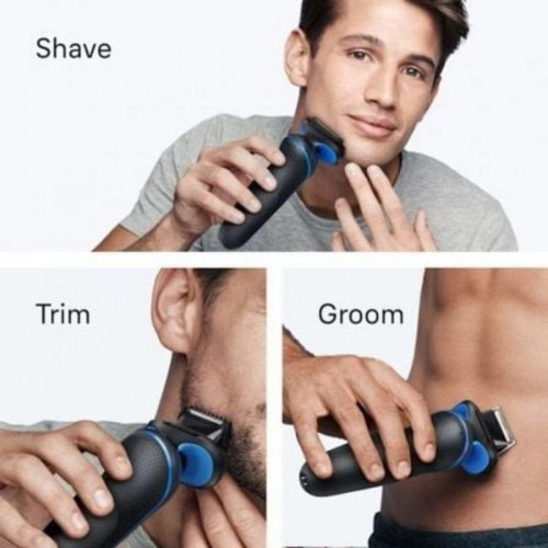 Afeitadora Facial Braun Series 5 52-B1650S Inalámbrica 50min Seco y Mojado 3 Cuchillas Carga Rápida