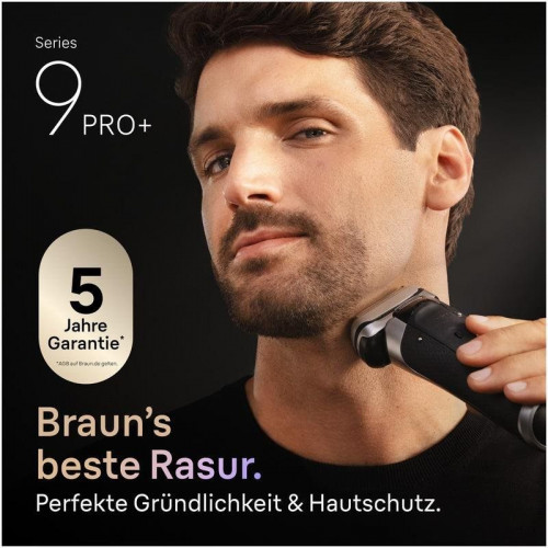 Afeitadora Facial Braun Series 9 Pro+ 9615s Inalámbrica 60min Seco y Mojado 6 Láminas Carga Rápida