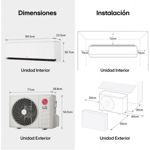 Aire Acondicionado LG Magna 12M
