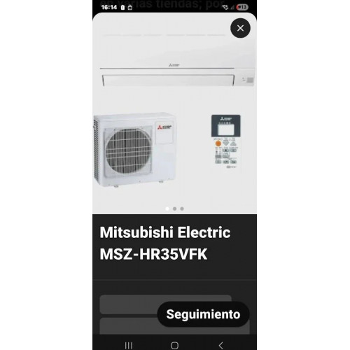Aire Acondicionado Mitsubishi MSZ-HR35VFK