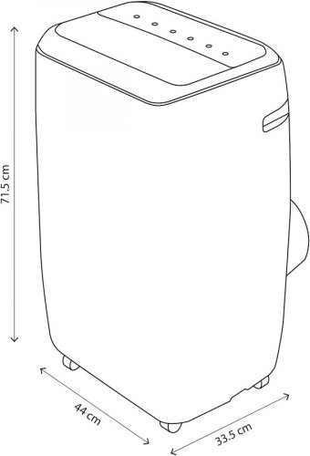 Aire acondicionado portatil 3000 frg bodner smart