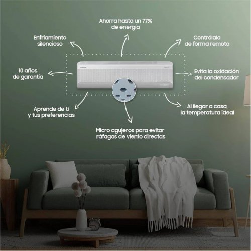 Aire Acondicionado Samsung Btu Tipo Split Windfree cb AI Digital Inverter Blanco