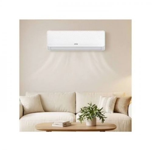 Aire Acondicionado Split 1x1, Bomba de Calor, 6000F, ideal para 40m2, HTW HTWS071IX75B