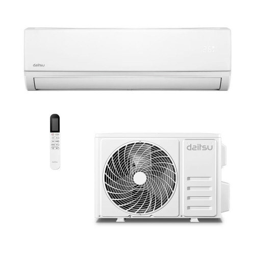 Aire acondicionado Split 1x1 Daitsu Inverter con 3009 frig/h y 3009 kcal/h, WiFi - Artic Lite DS 12KLF Blanco
