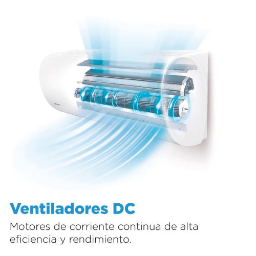 Aire acondicionado Split 1x1 Midea Inverter con 3027 frig/h y 3277 kcal/h Solstice 35(12)N8 Blanco