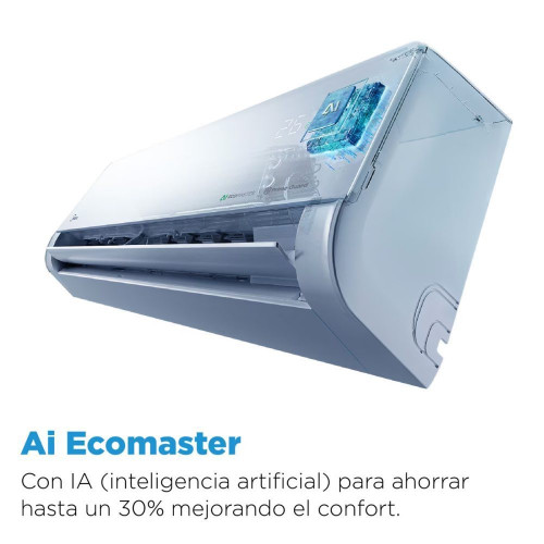 Aire acondicionado Split 1x1 Midea Inverter con 3027 frig/h y 3277 kcal/h Solstice 35(12)N8 Blanco