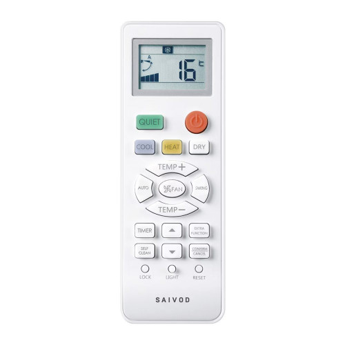 Aire acondicionado Split 1x1 Saivod Inverter con 2.064 frig/h y 2.322 kcal/h, Wifi - AFH0926W Blanco