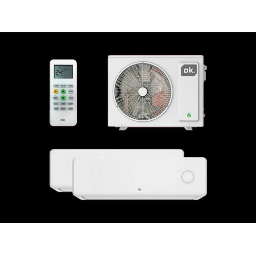 Aire acondicionado Split 2 x 1 ok. OAC 140226 ES set de 2600 fg/h + 3500 fg/h