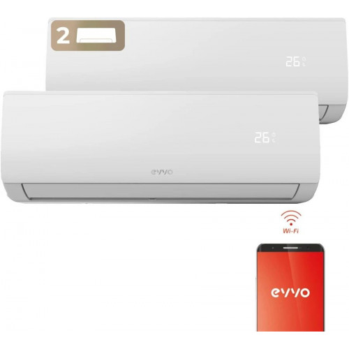 Aire Acondicionado Split Evvo Clima Multi 2x1 Wifi