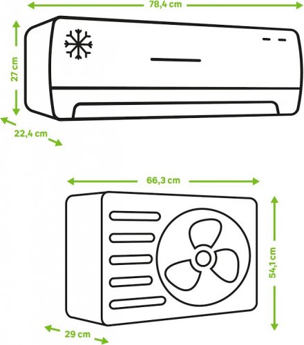 Aire Acondicionado Split Fujitsu ASY25UIKP