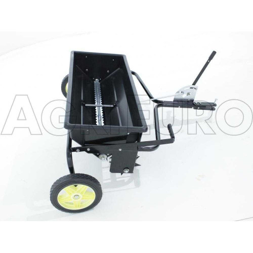 Aireador escarificador, abonadora, sembradora remolcable para tractores cortacésped