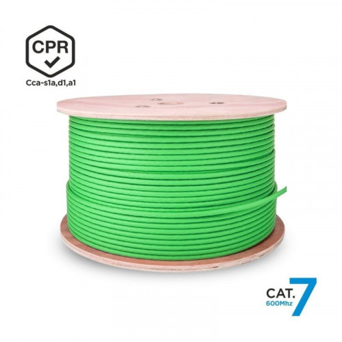 Aisens A146-0667 Bobina Cable de Red RJ45 Cat.7 S/FTP AWG23 LSZH CPR CCA 305m Verde