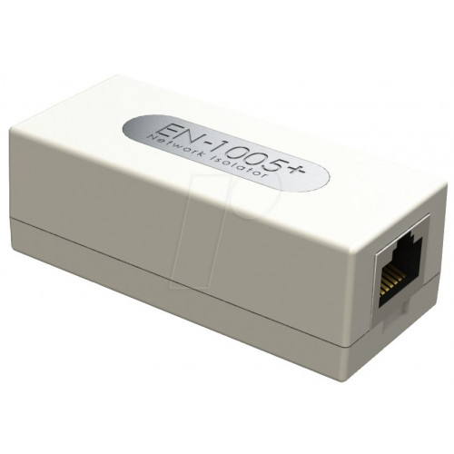 Aislador de red, adaptador plug-in - 2x RJ45