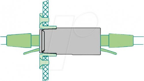 Aislador de red SnapFit, 10 Gigabit Ethernet