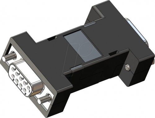 Aislador médico, RS232, 9 pines