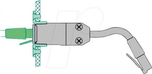 Aislador RJ45 SnapFit, 200 mm