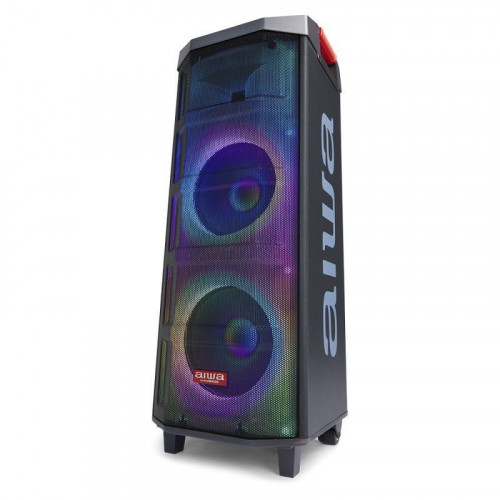 Aiwa KBTUS-710 Altavoz Portátil Bluetooth con Karaoke 700W + 2 Micrófonos