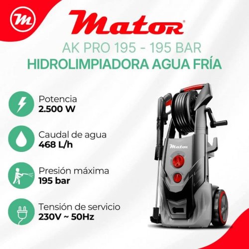 AK PRO 195 HIDROLIMPIADORA AGUA FRIA LT704G-2500C