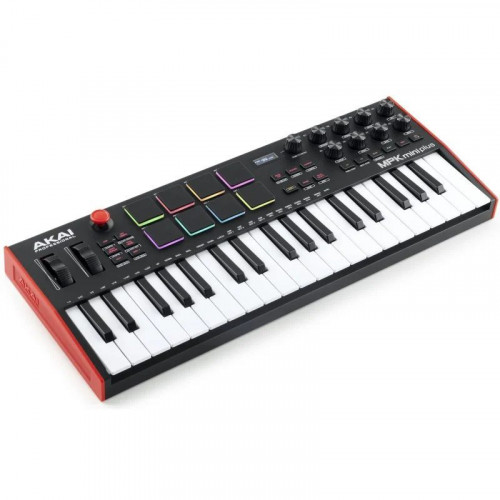 AKAI Professional MPK Mini Plus Controlador de Teclado MIDI USB 37 Teclas Negro