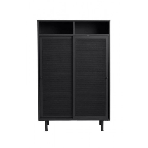 Alacena de 2 puertas 2 estantes de metal H140cm