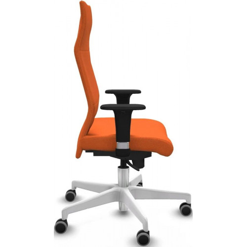 Albacete Xl Sincro Bali Naranja Brazos 1d Base Blanca Ruedas 65mm Engomadas