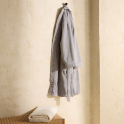 Albornoz kimono Unisex Bee Waffle Graccioza Plata