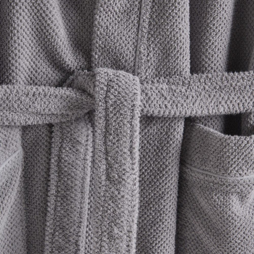 Albornoz kimono Unisex Bee Waffle Graccioza Plata