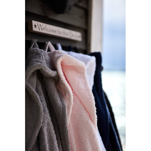 Albornoz unisex algodón y poliéster 400 gr/m2 Icons Lexington Gris