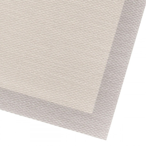 Alfombra exterior/interior pvc SisalTouch 140x200cm tejido plano base antideslizante liso crudo - topo